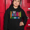 The Periodic Table Of Horror Movies Chemistry Science Women Hoodie Unique Gifts