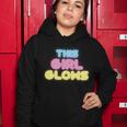 This Girl Glows Retro Neon Party Tshirt Women Hoodie Unique Gifts