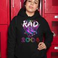 Totally Rad Since 2004 80S 18Th Birthday Roller Skating Women Hoodie Funny Gifts