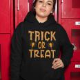 Trick Or Treat Halloween Quote Women Hoodie Unique Gifts