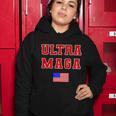 Ultra Maga Varsity Usa United States Flag Logo Tshirt Women Hoodie Unique Gifts