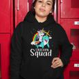 Unicorn Squad Magical Unicorn Riding Narwhal Women Hoodie Unique Gifts