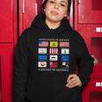 United States Of America History Flags Of Defiance Women Hoodie Unique Gifts