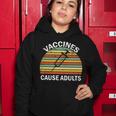 Vaccines Cause Adults Retro Funny Tshirt Women Hoodie Unique Gifts