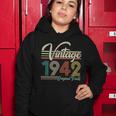 Vintage 1942 Original Parts 80Th Birthday Tshirt Women Hoodie Unique Gifts