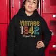 Vintage 1942 Original Parts 80Th Birthday V2 Women Hoodie Unique Gifts