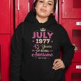 Vintage July 1977 45Th Birthday Being Awesome Women Women Hoodie Funny Gifts