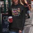 Welcome Back To School Lunch Lady Leopard Tie Dye Teachers Women Hoodie Personalized Gifts