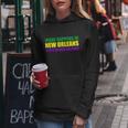 What Happens In New Orleans Stays In New Orleans Mardi Gras T-Shirt Graphic Design Printed Casual Daily Basic Women Hoodie Personalized Gifts