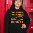 Winner Winner Chicken Dinner Funny Gaming Women Hoodie Unique Gifts