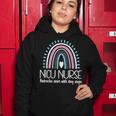 With Tiny Steps Nicu Nurse Neonatal Intensive Care Unit Women Hoodie Funny Gifts