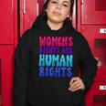 Womens Rights Are Human Rights Womens Pro Choice Women Hoodie Funny Gifts