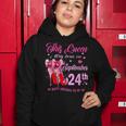 Womens This Queen Was Born On September 24Th High Heel Birthday Women Hoodie Funny Gifts