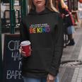 World Be Kind Rainbow Lgbt Pride Lesbian Gay Bi Trans Gift Women Hoodie Personalized Gifts