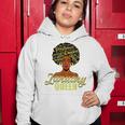 Black African American Melanin Afro Queen January Birthday Women Hoodie Funny Gifts