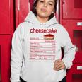 Cheesecake Nutrition Facts Funny Thanksgiving Christmas V3 Women Hoodie Funny Gifts