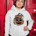 Cute Halloween Sorta Sweet Sorta Spooky Pumpkin Florals Women Hoodie Funny Gifts