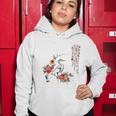 Japanese Art Crane Bird Garden Stylish Design Women Hoodie Unique Gifts