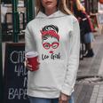 Leo Girl Messy Bun Leopard Bandana July Zodiac Sign Birthday Women Hoodie Personalized Gifts
