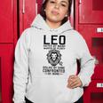 Lion Graphic Art July August Birthday Gifts Leo Zodiac Sign Women Hoodie Funny Gifts