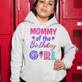 Mommy Of The Birthday Girl Mom Ice Cream First Birthday Women Hoodie Funny Gifts