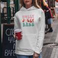 Retro Christmas Holly Jolly Babe V2 Women Hoodie Graphic Print Hooded Sweatshirt Personalized Gifts