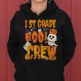 1St Grade Boo Crew Student Teacher Halloween Apparal Women Hoodie