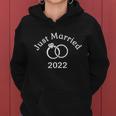 2022 Wedding Ring Matching Couple Just Married Women Hoodie