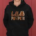 Hello Pumpkin Hello Fall V2 Women Hoodie Graphic Print Hooded Sweatshirt