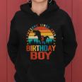 3Rd Birthday Funny Dinosaur 3 Year Old Women Hoodie