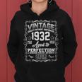 90Th Birthday Vintage 1932 Aged To Perfection Genuine Women Hoodie