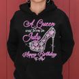A Queen Was Born In July Fancy Birthday Graphic Design Printed Casual Daily Basic Women Hoodie