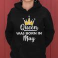 A Queen Was Born In May Birthday Graphic Design Printed Casual Daily Basic Women Hoodie