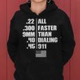 All Faster Than Dialing V3 Women Hoodie