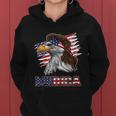 American Bald Eagle Mullet 4Th Of July Funny Usa Patriotic Meaningful Gift Women Hoodie
