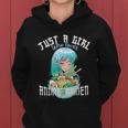 Anime Girl Just A Girl Who Loves Anime And Ramen Women Hoodie