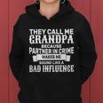 Bad Influence Grandpa Tshirt Women Hoodie