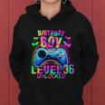 Birthday Video Gamer Level 36 Unlocked 36Th Birthday Women Hoodie