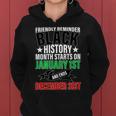 Black History Month All Year Long Women Hoodie