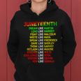 Black Women Freeish Since 1865 Party Decorations Juneteenth Women Hoodie