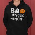 Boo Squad Mom Cute Ghost Pumpkin Halloween Mama Family Women Hoodie