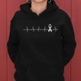 Breast Cancer Heartbeat Pulse Tshirt Women Hoodie