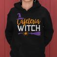 Cafeteria Witch Funny Lunch Lady Halloween School Teacher Women Hoodie