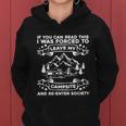 Camping Cool Gift Tenting Campfire Camp Hiking Trekking Camping Gift Graphic Design Printed Casual Daily Basic Women Hoodie