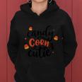 Candy Corn Cutie Halloween Quote V3 Women Hoodie