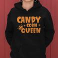 Candy Corn Queen Halloween Quote V3 Women Hoodie