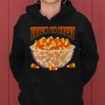 Candy Corn Trick Or Treat Halloween Tshirt Women Hoodie