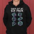 Check Out My Six Pack Dnd Dice Dungeons And Dragons Tshirt Women Hoodie