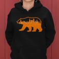 Chicago Skyline City Bear Women Hoodie