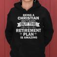 Christian Retirement Plan Tshirt Women Hoodie